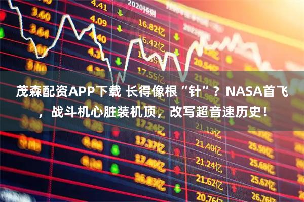 茂森配资APP下载 长得像根“针”？NASA首飞，战斗机心脏装机顶，改写超音速历史！
