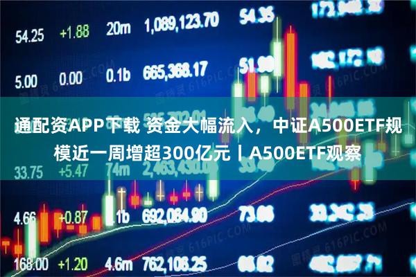 通配资APP下载 资金大幅流入，中证A500ETF规模近一周增超300亿元丨A500ETF观察